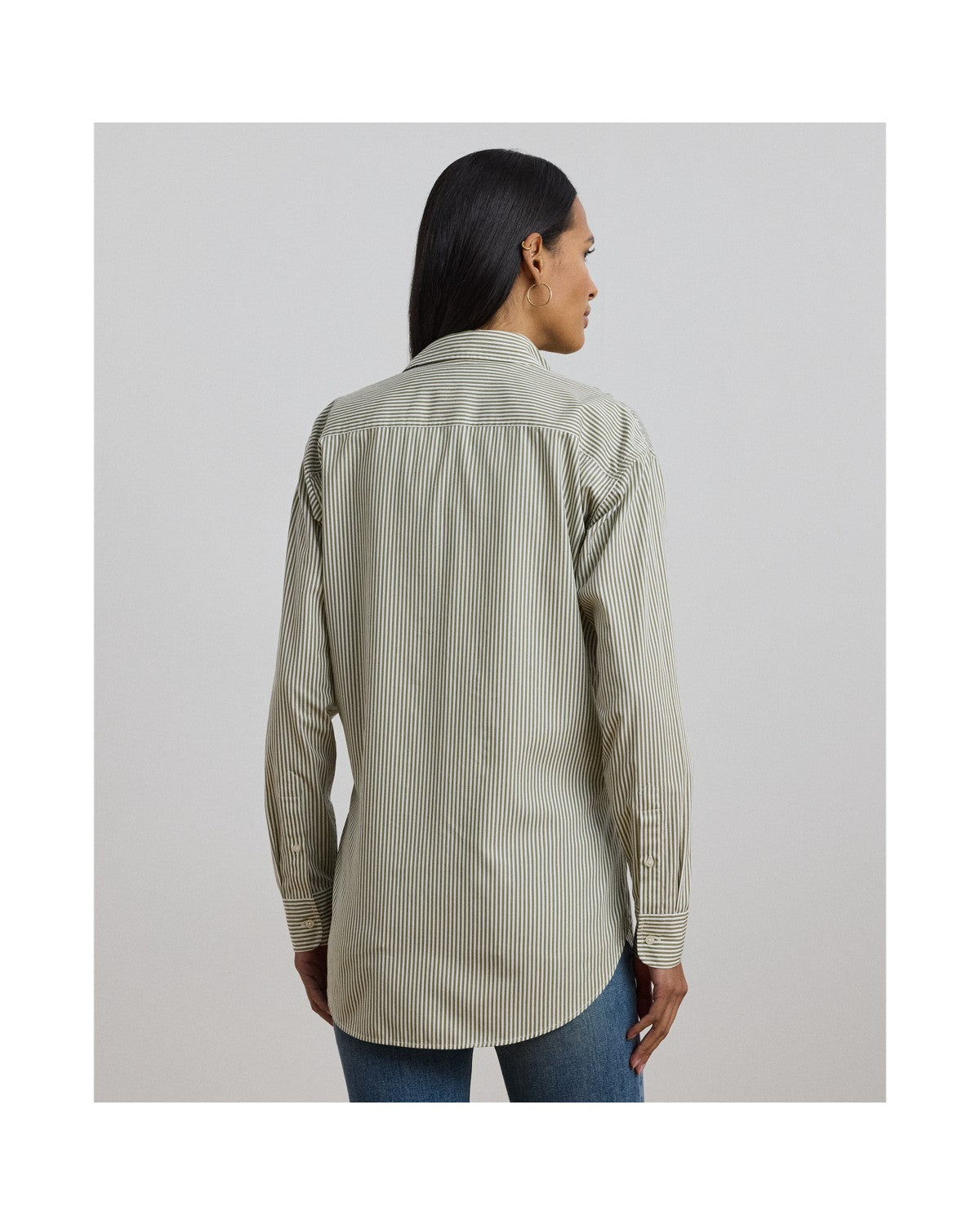 Relaxed Fit Striped Broadcloth Shirt