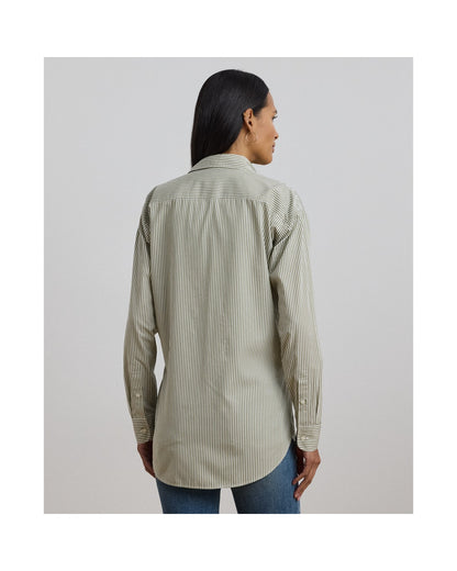 Relaxed Fit Striped Broadcloth Shirt