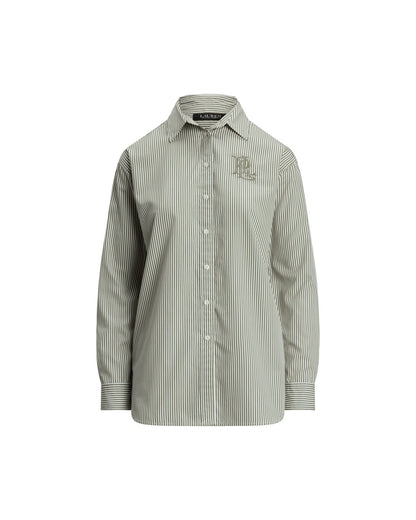 Relaxed Fit Striped Broadcloth Shirt