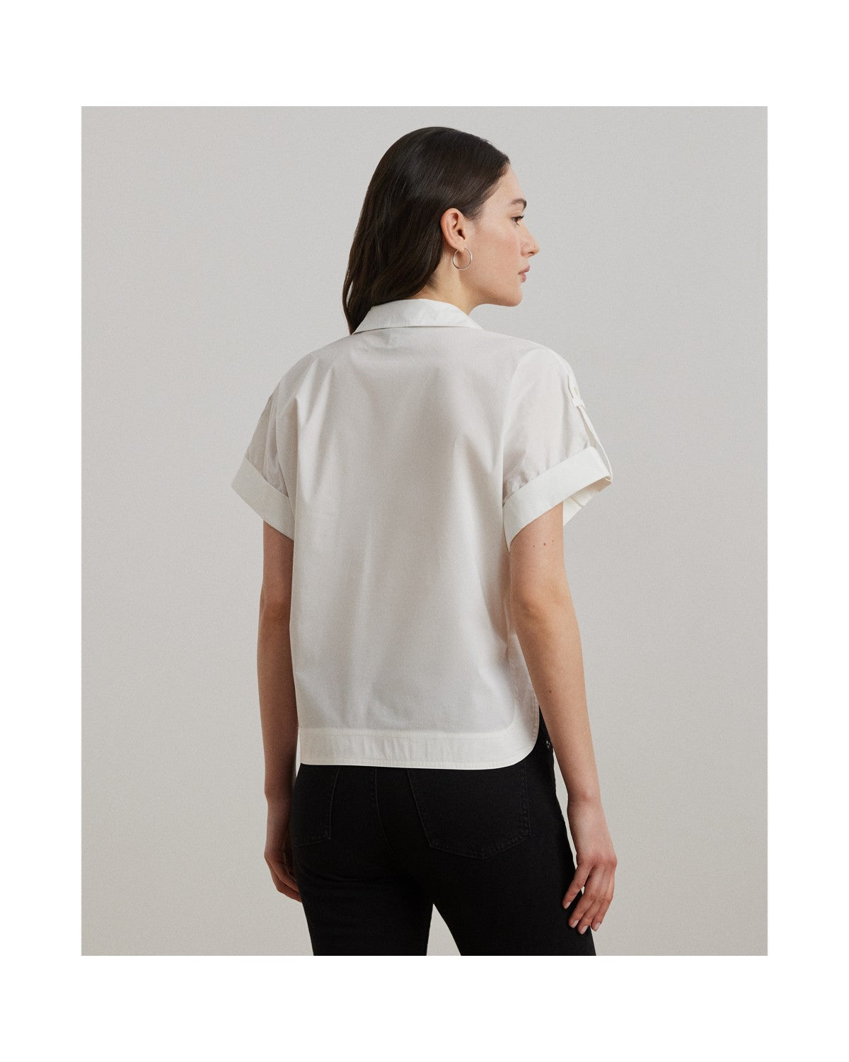 Cotton-Blend Short-Sleeve Camp Shirt