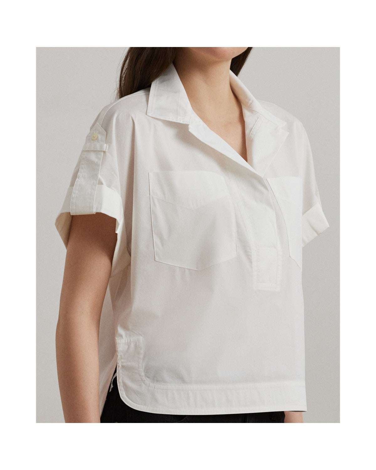 Cotton-Blend Short-Sleeve Camp Shirt