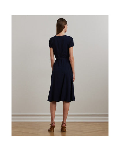 Belted Georgette Dress