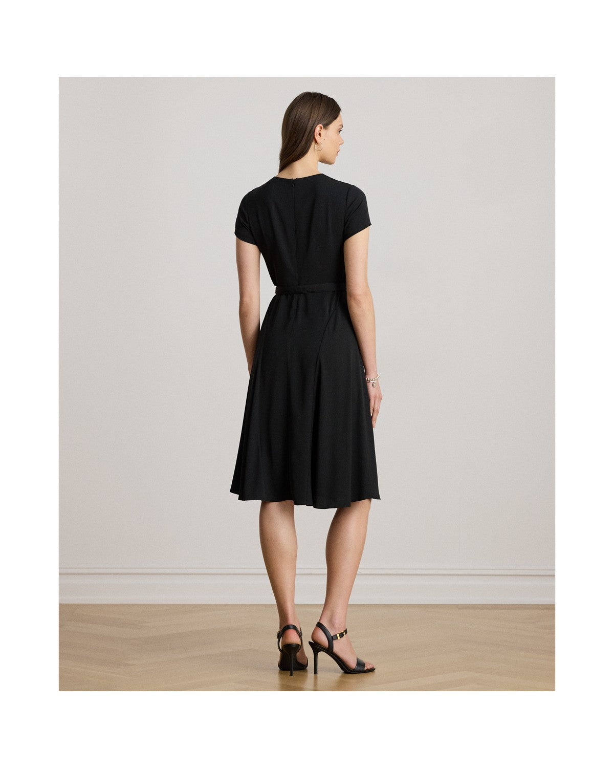 Belted Georgette Dress