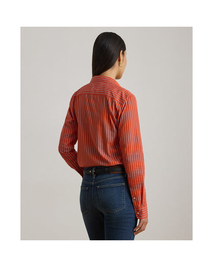 Classic Fit Striped Broadcloth Shirt