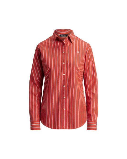 Classic Fit Striped Broadcloth Shirt