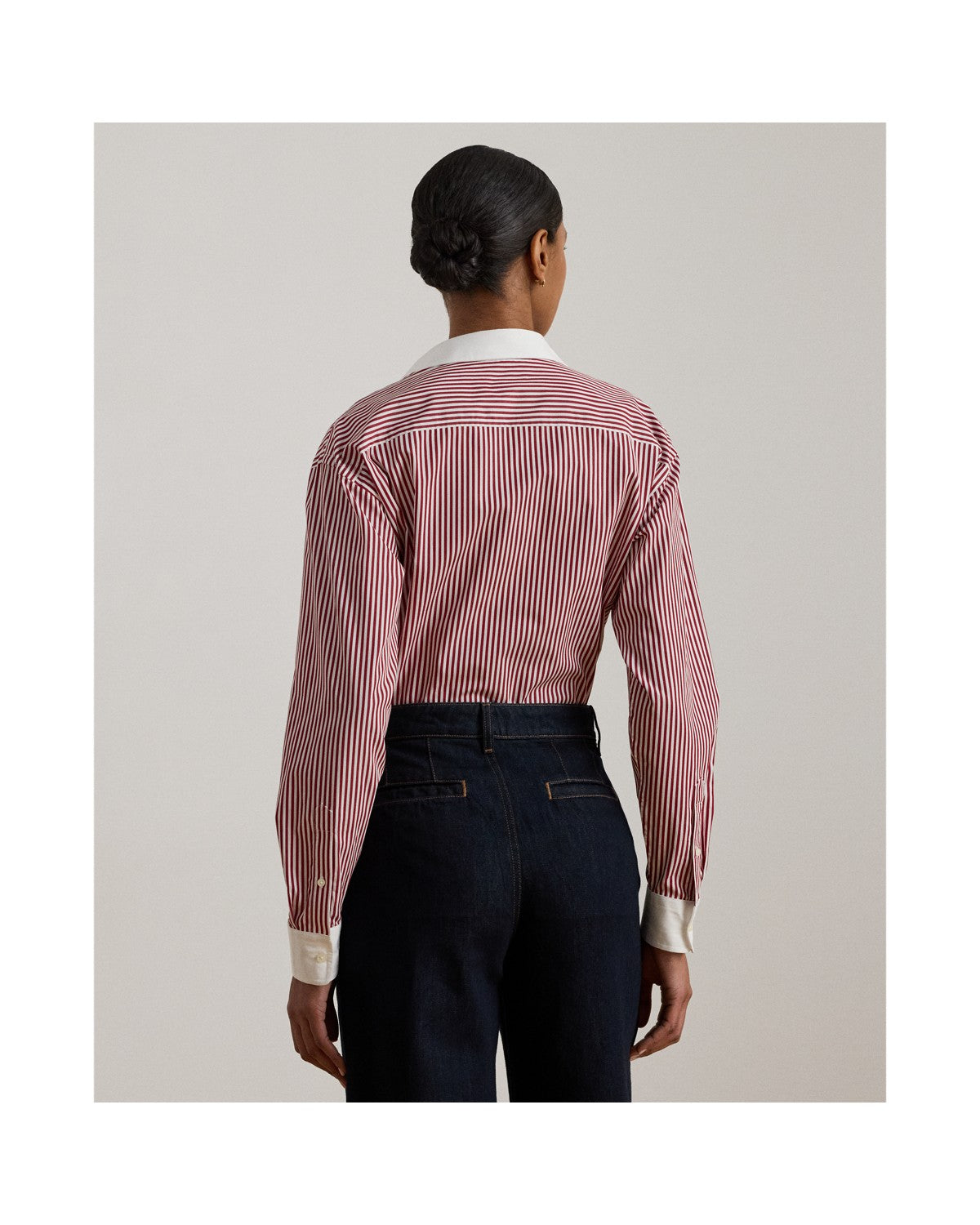 Striped Cotton Broadcloth Shirt