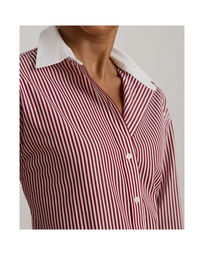Striped Cotton Broadcloth Shirt