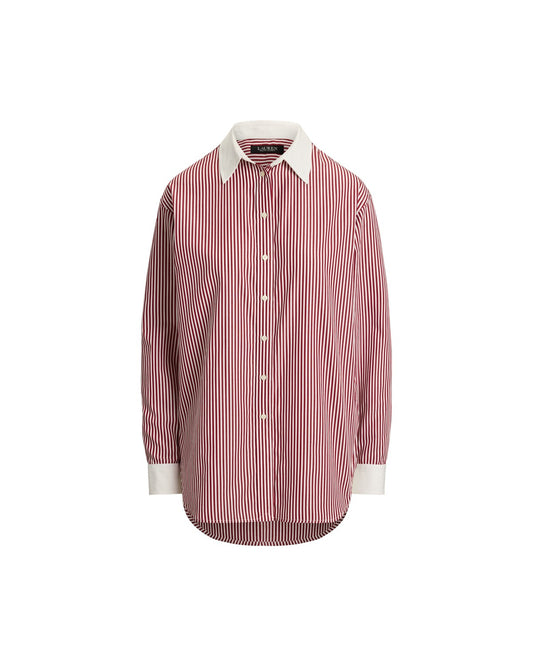 Striped Cotton Broadcloth Shirt