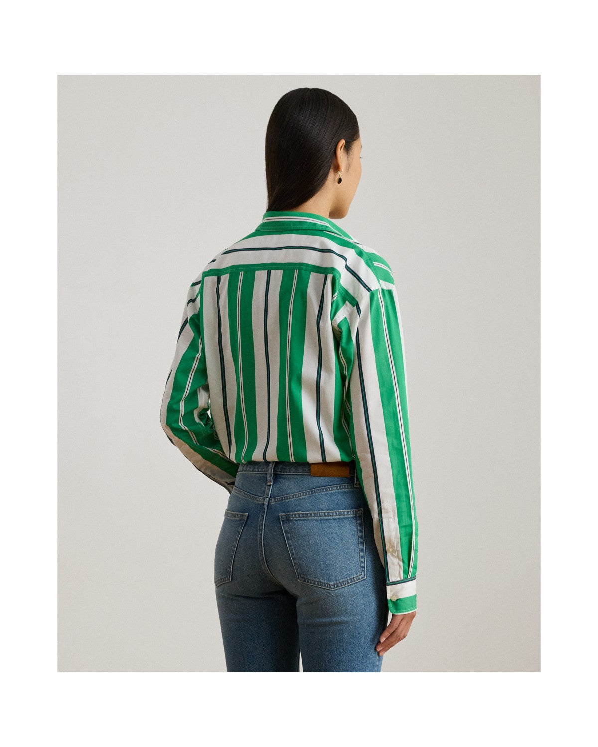Relaxed Fit Striped Broadcloth Shirt