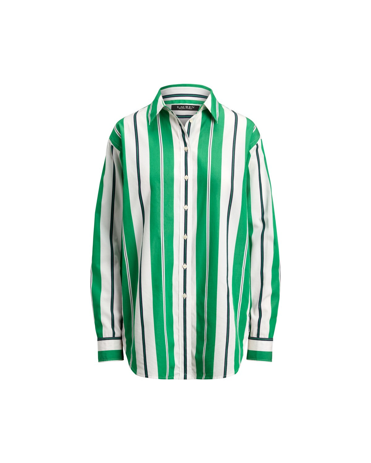 Relaxed Fit Striped Broadcloth Shirt
