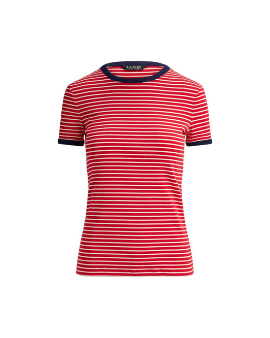 Striped Stretch Cotton T-Shirt