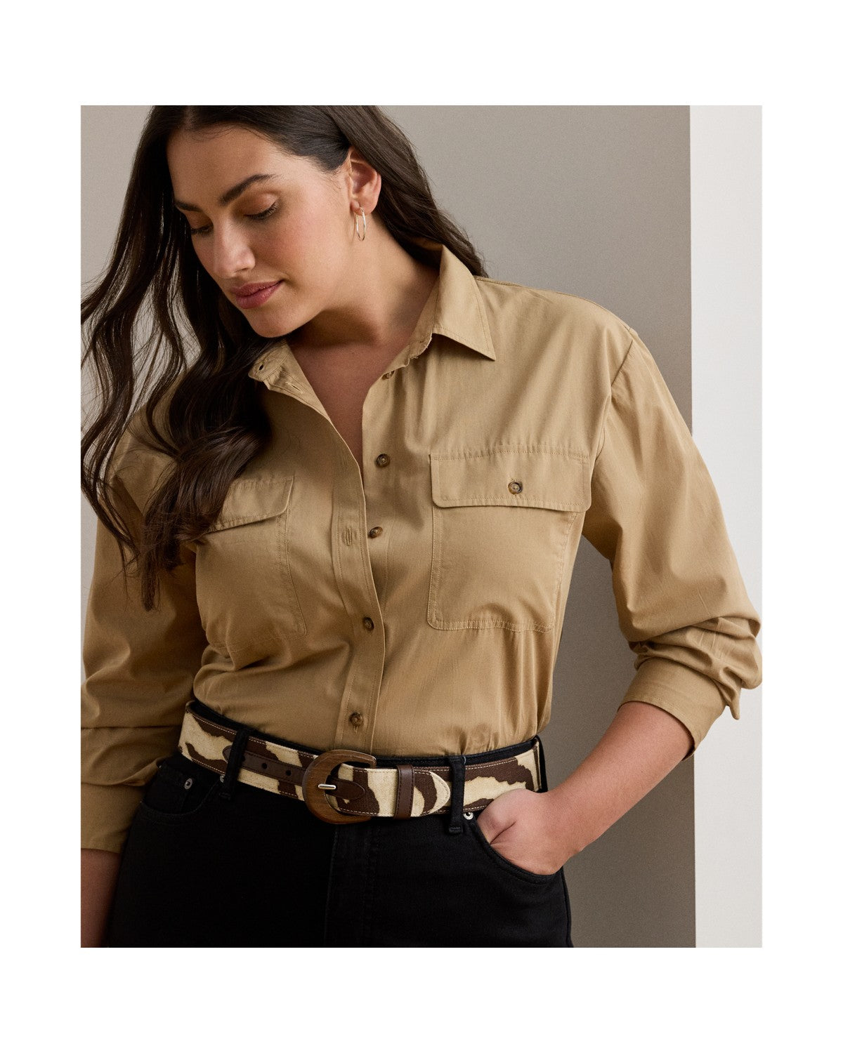 Relaxed Fit Featherweight Cotton Shirt