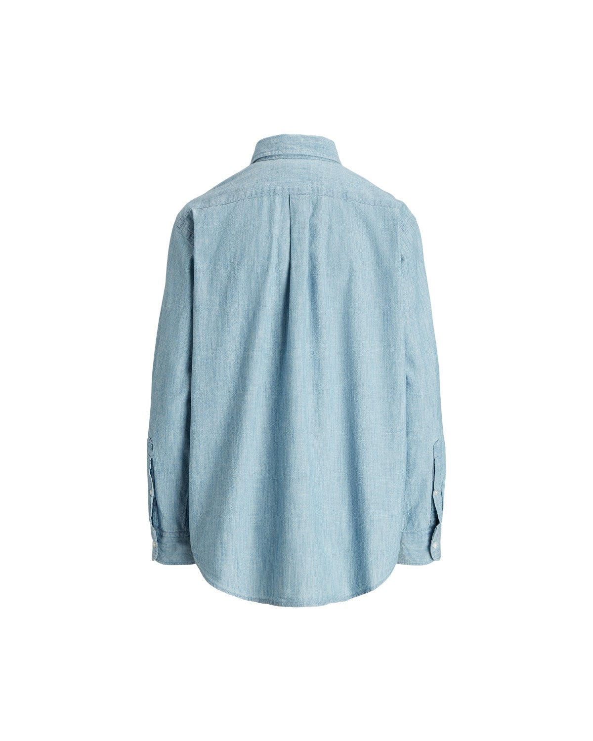 Big Fit Cotton Chambray Shirt