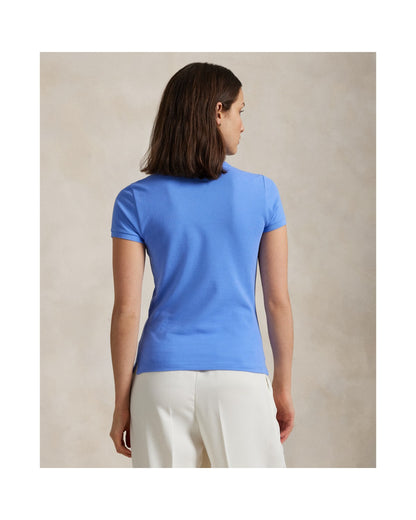 Buttoned-Placket Polo Shirt