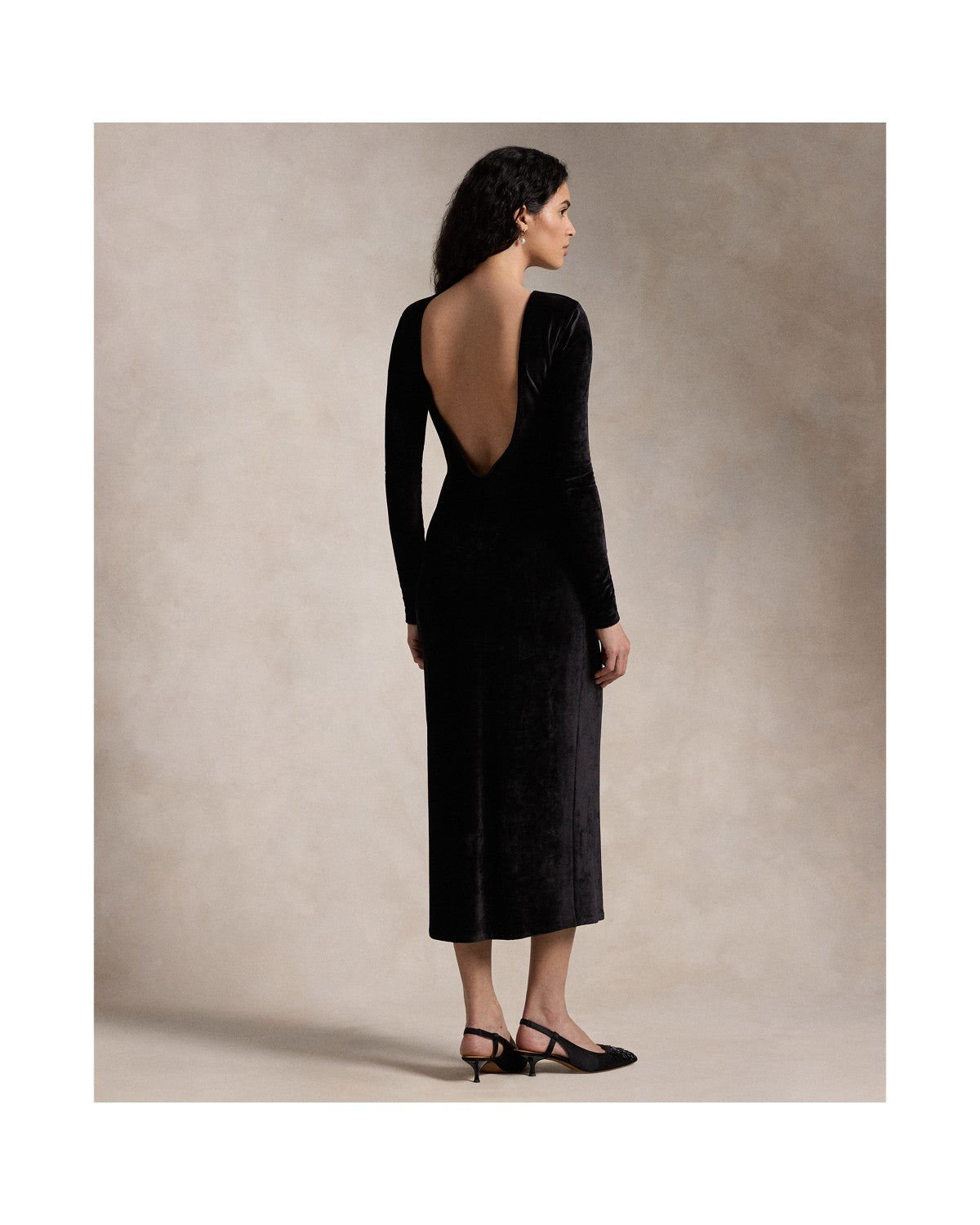 Velvet Scoopback Dress