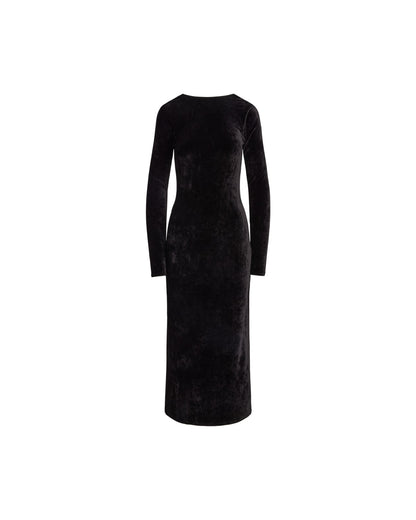 Velvet Scoopback Dress