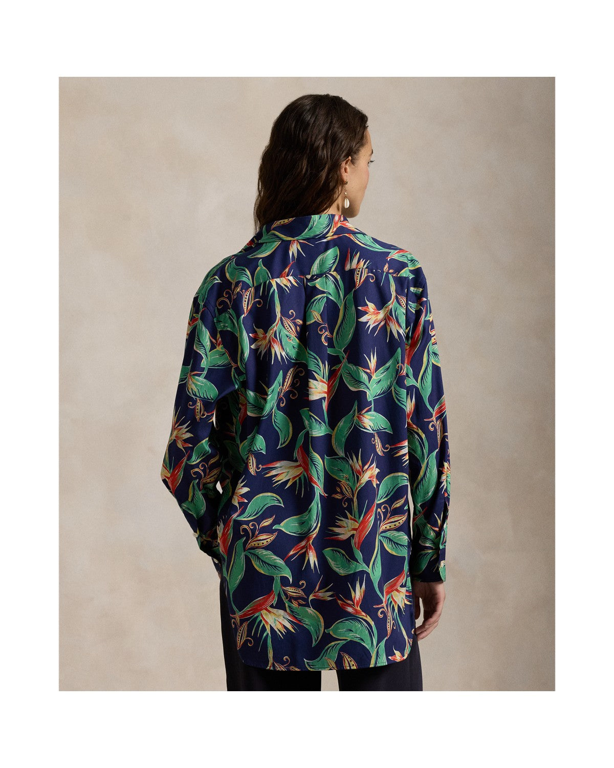 Oversize Fit Floral Shirt