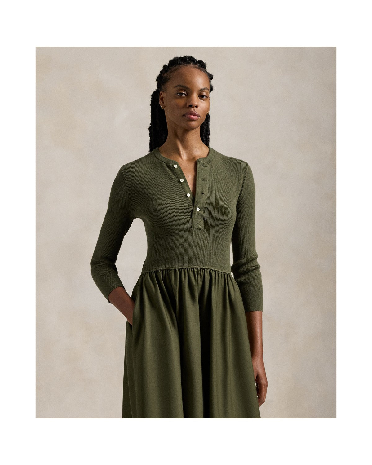 Henley-Bodice Dress