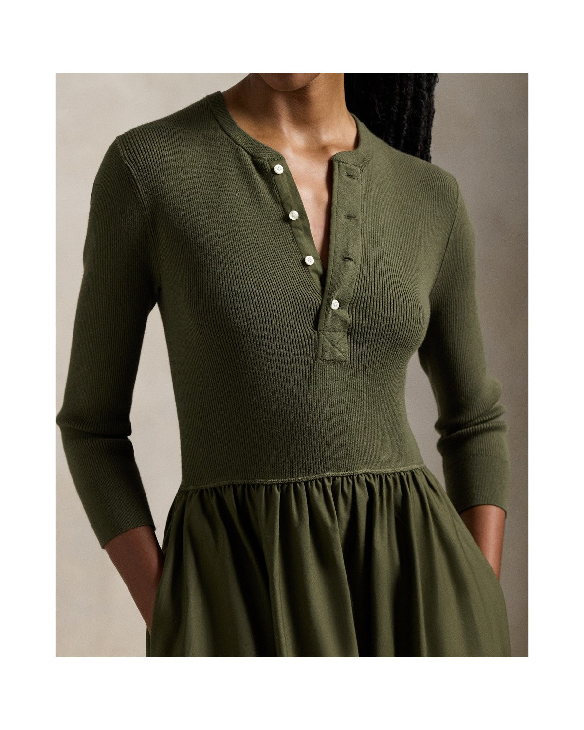 Henley-Bodice Dress