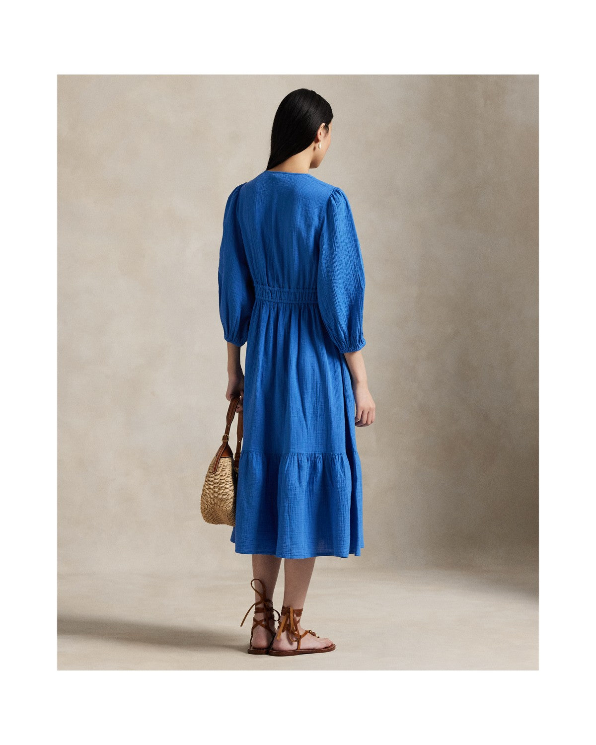 Cotton Long-Sleeve Dress