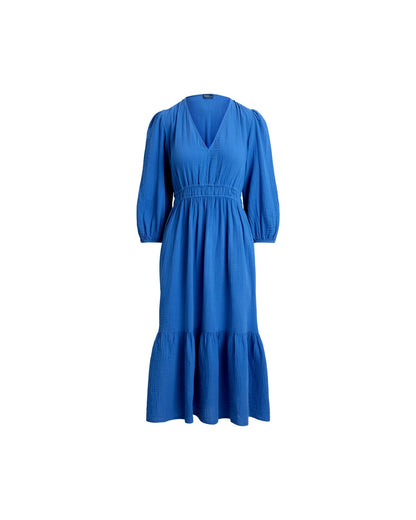 Cotton Long-Sleeve Dress