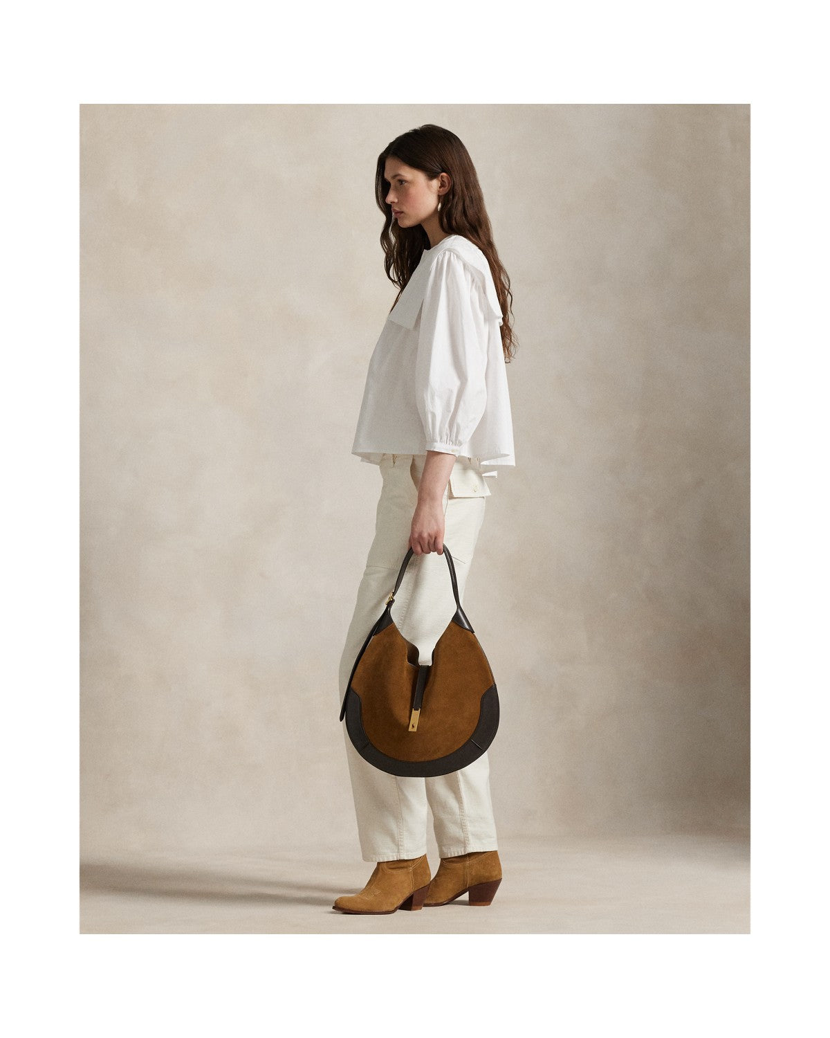 Bib Cotton Poplin Shirt