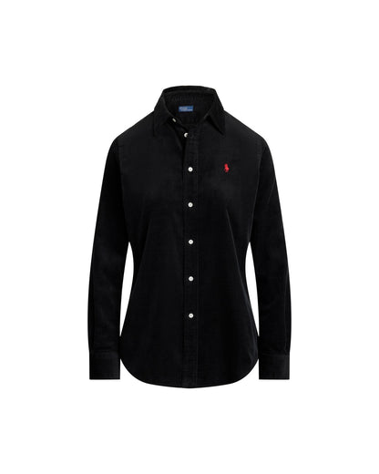 Stretch Slim Fit Cotton Corduroy Shirt