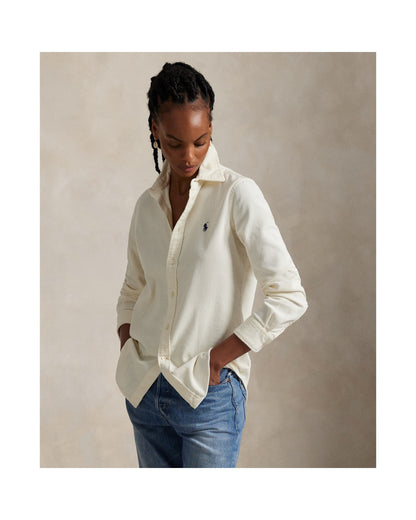 Stretch Slim Fit Cotton Corduroy Shirt