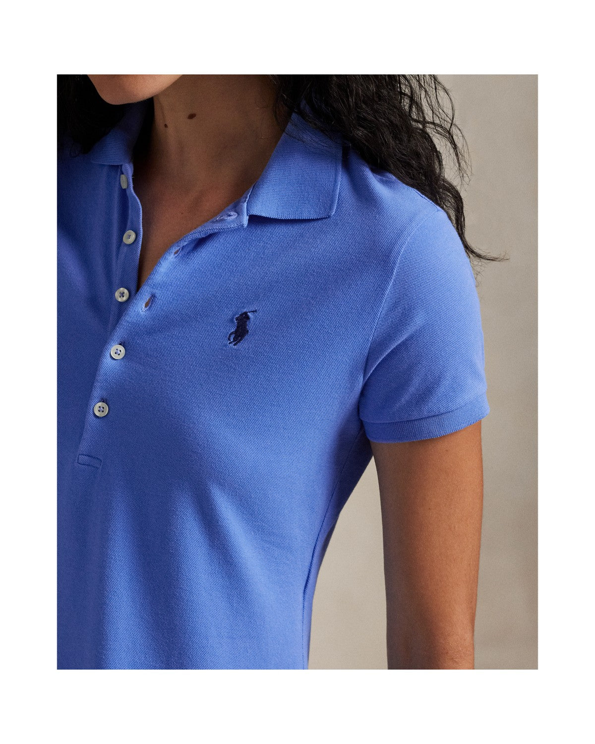 Fit-and-Flare Polo Dress