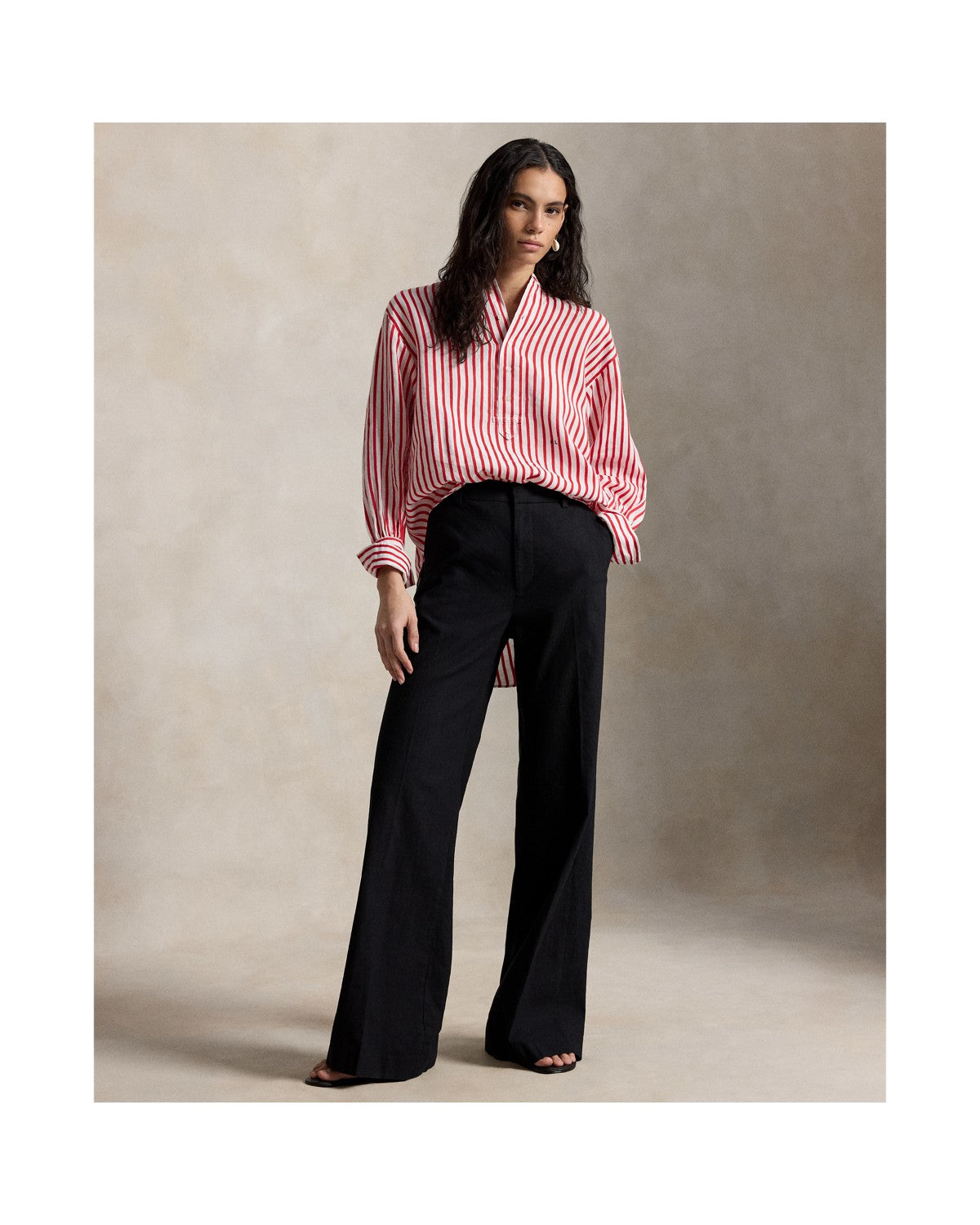 Striped Linen-Cotton Shirt