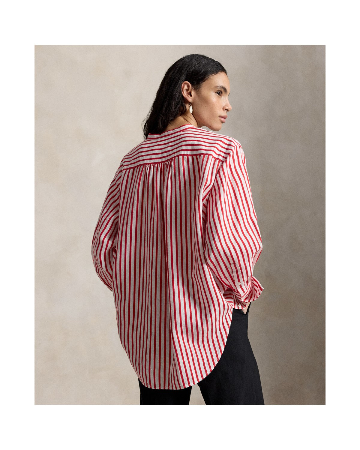 Striped Linen-Cotton Shirt