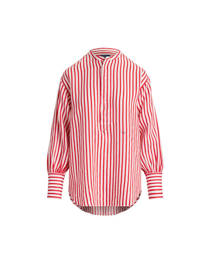 Striped Linen-Cotton Shirt