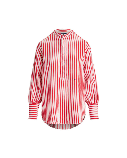 Striped Linen-Cotton Shirt
