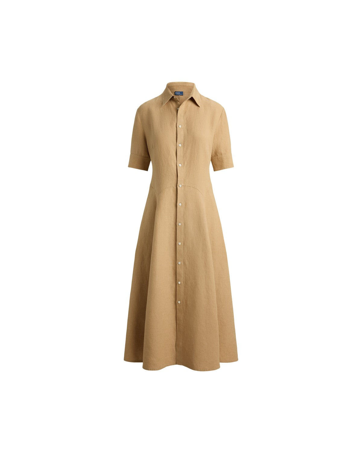 Linen Panelled Shirt Dress