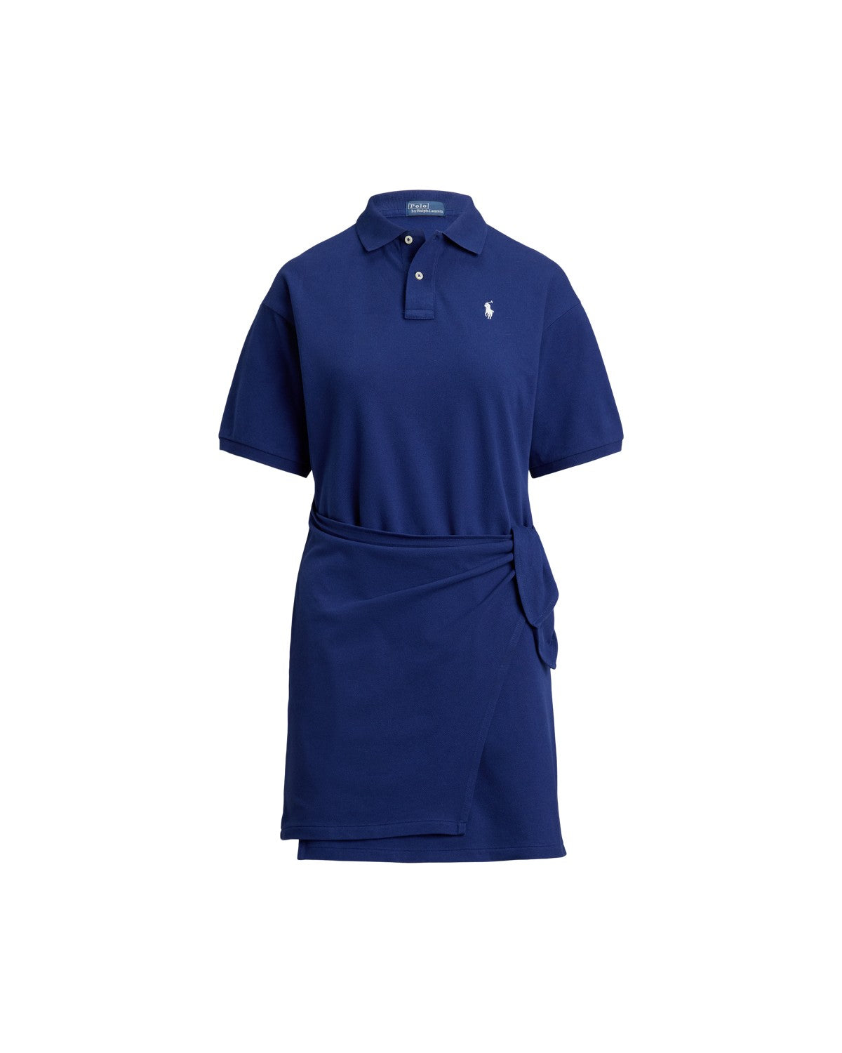 Piqué Polo Wrap Mini Dress