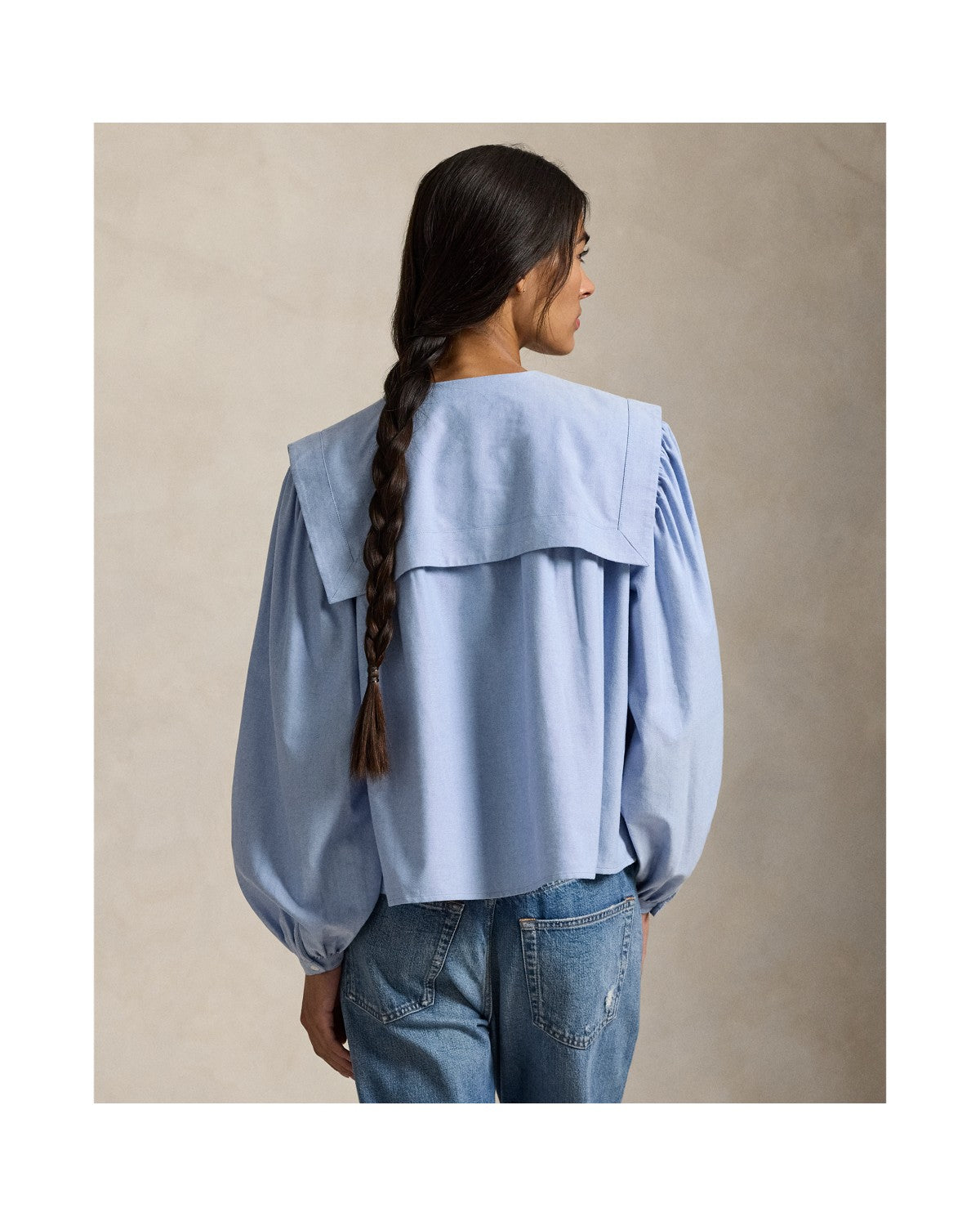 Bib Cotton Oxford Shirt