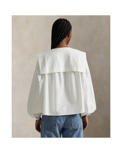 Bib Cotton Oxford Shirt