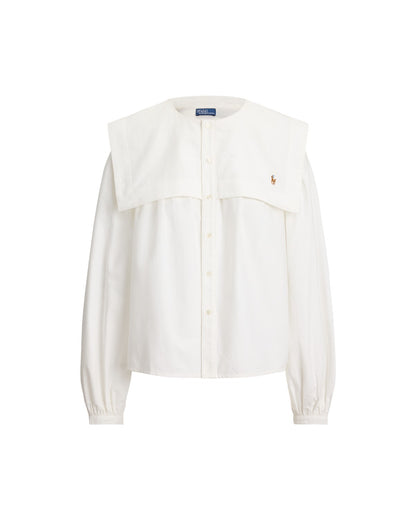 Bib Cotton Oxford Shirt
