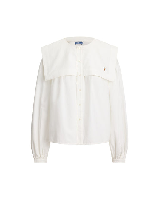 Bib Cotton Oxford Shirt