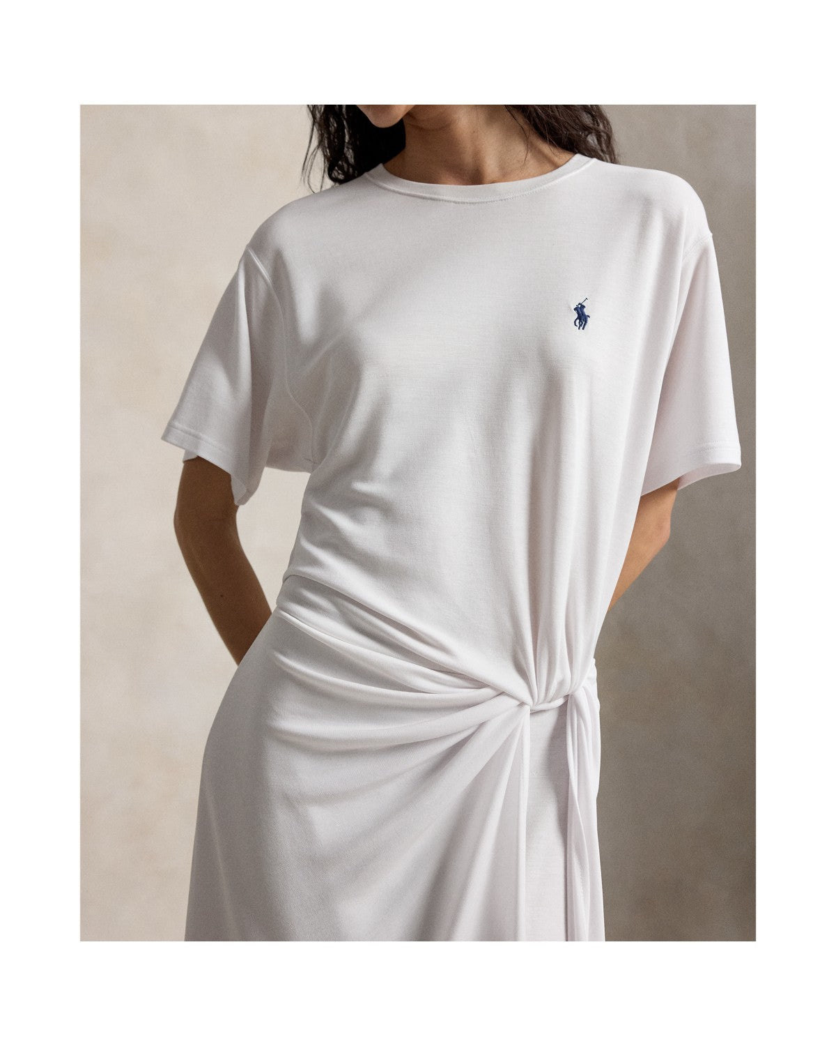 Twist-Detail Tee Dress