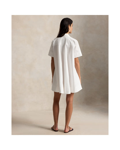 Cotton A-Line Shirtdress