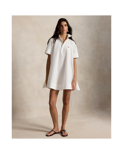 Cotton A-Line Shirtdress