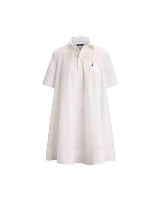 Cotton A-Line Shirtdress