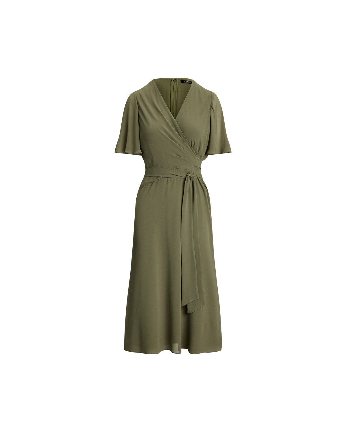 Belted Georgette Dress
