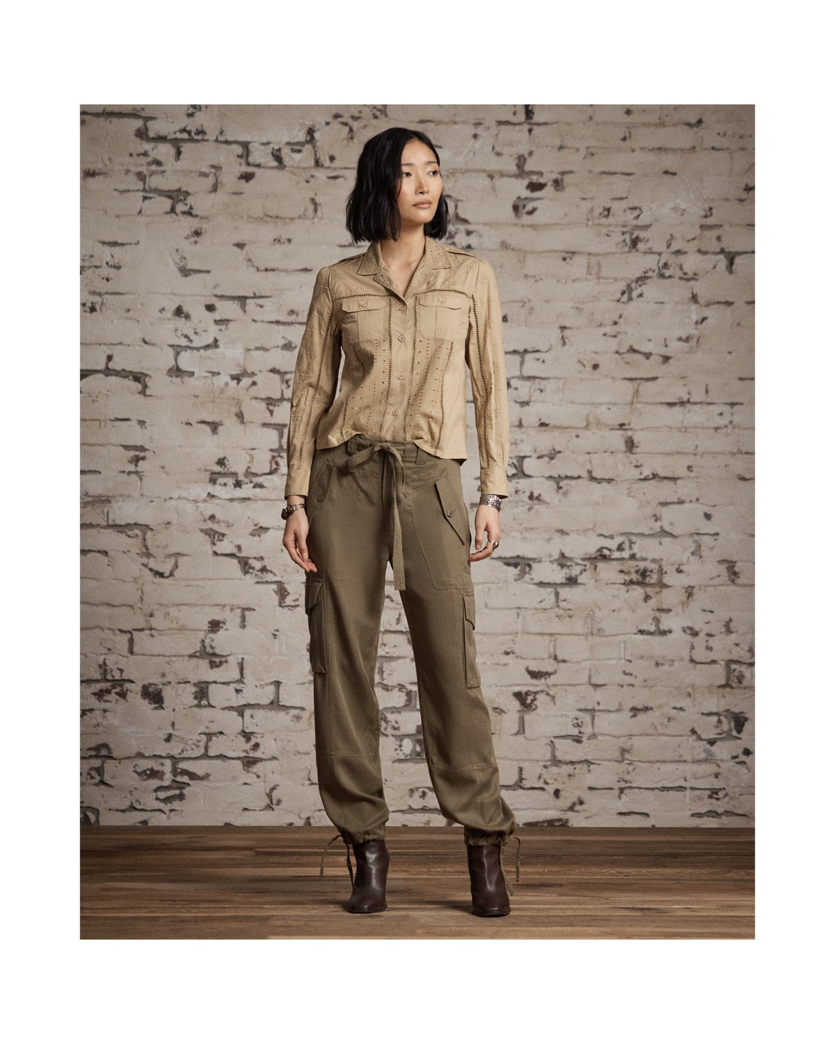Embroidered Cotton Shirt