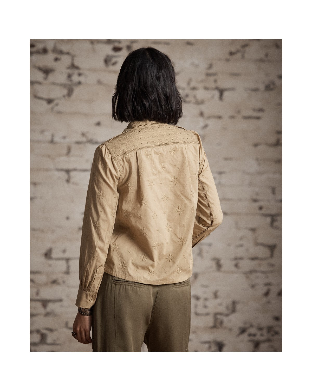 Embroidered Cotton Shirt