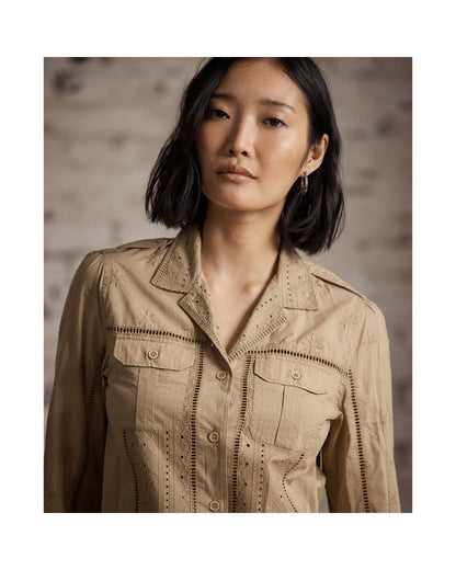 Embroidered Cotton Shirt
