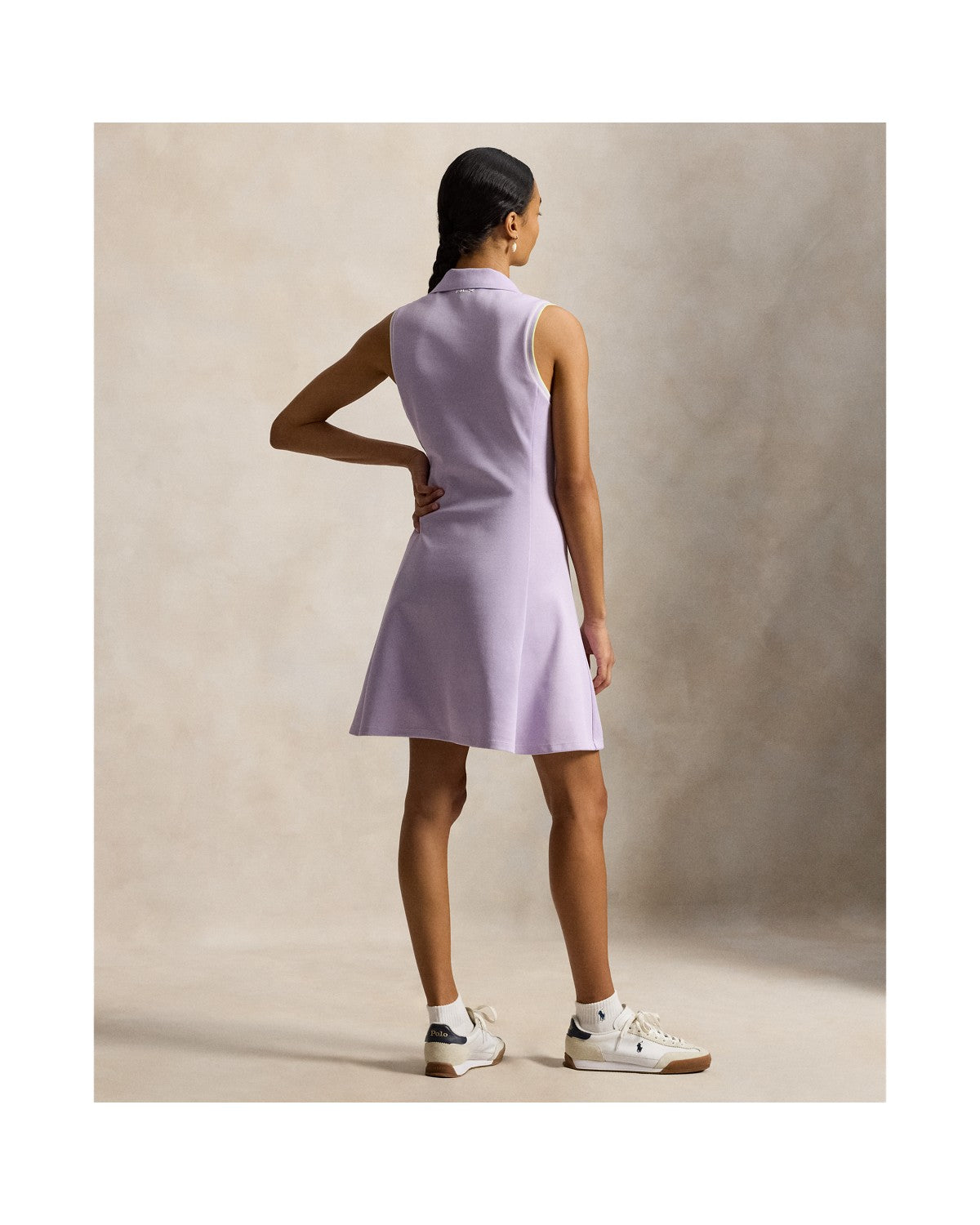 Sleeveless Piqué Polo Dress