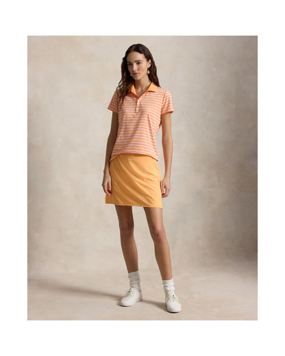 Tailored Fit Striped Jersey Polo Shirt