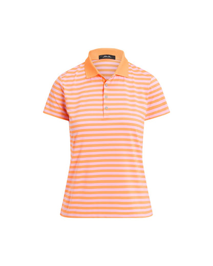 Tailored Fit Striped Jersey Polo Shirt